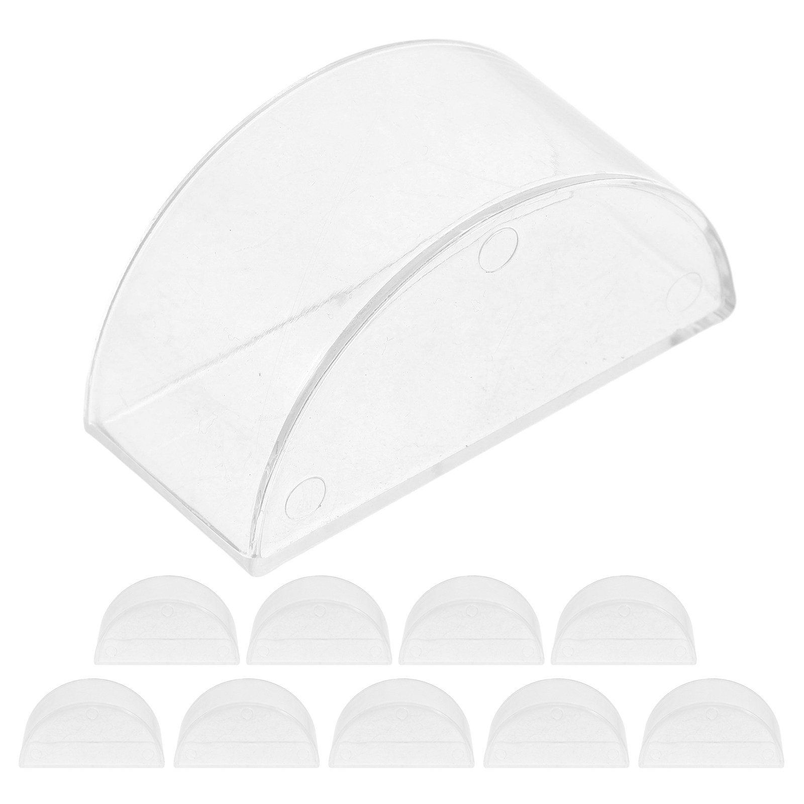 Science Experiment - 10Pcs Optical Refraction Tray Semicircular Transparent