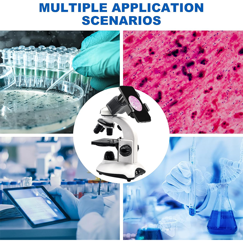 40X-1280X Compound Binocular M - مراجعة Microscope Compound 40X وسعره