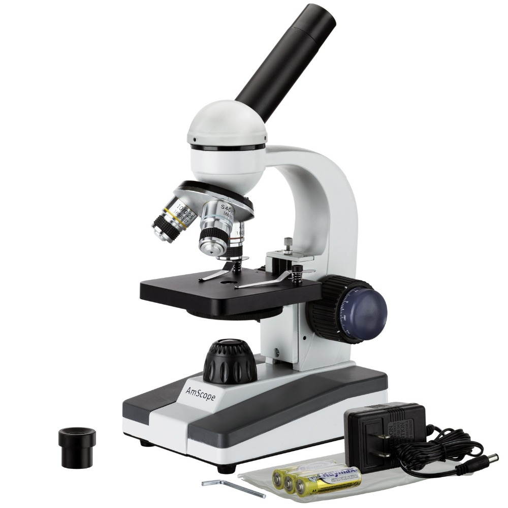 AmScope M150 Series Portable L - مراجعة Microscope Compound 40X وسعره