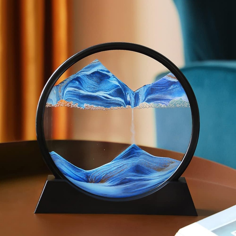 3D Hourglass Quicksand Moving  - مراجعة Newton Cradle Large وسعره