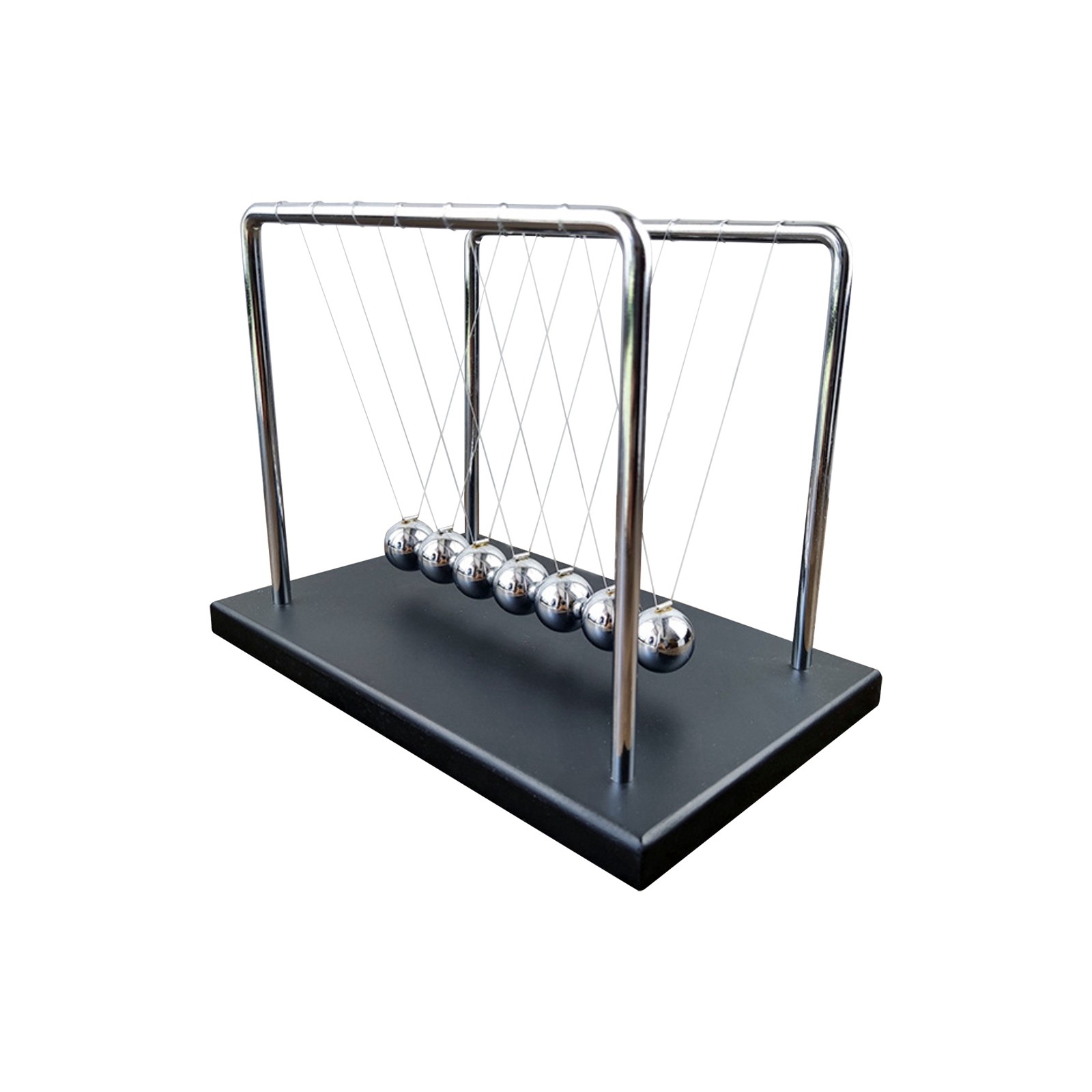 7 Balls Mechanic Curve Newton  - مراجعة Newton Cradle Large وسعره