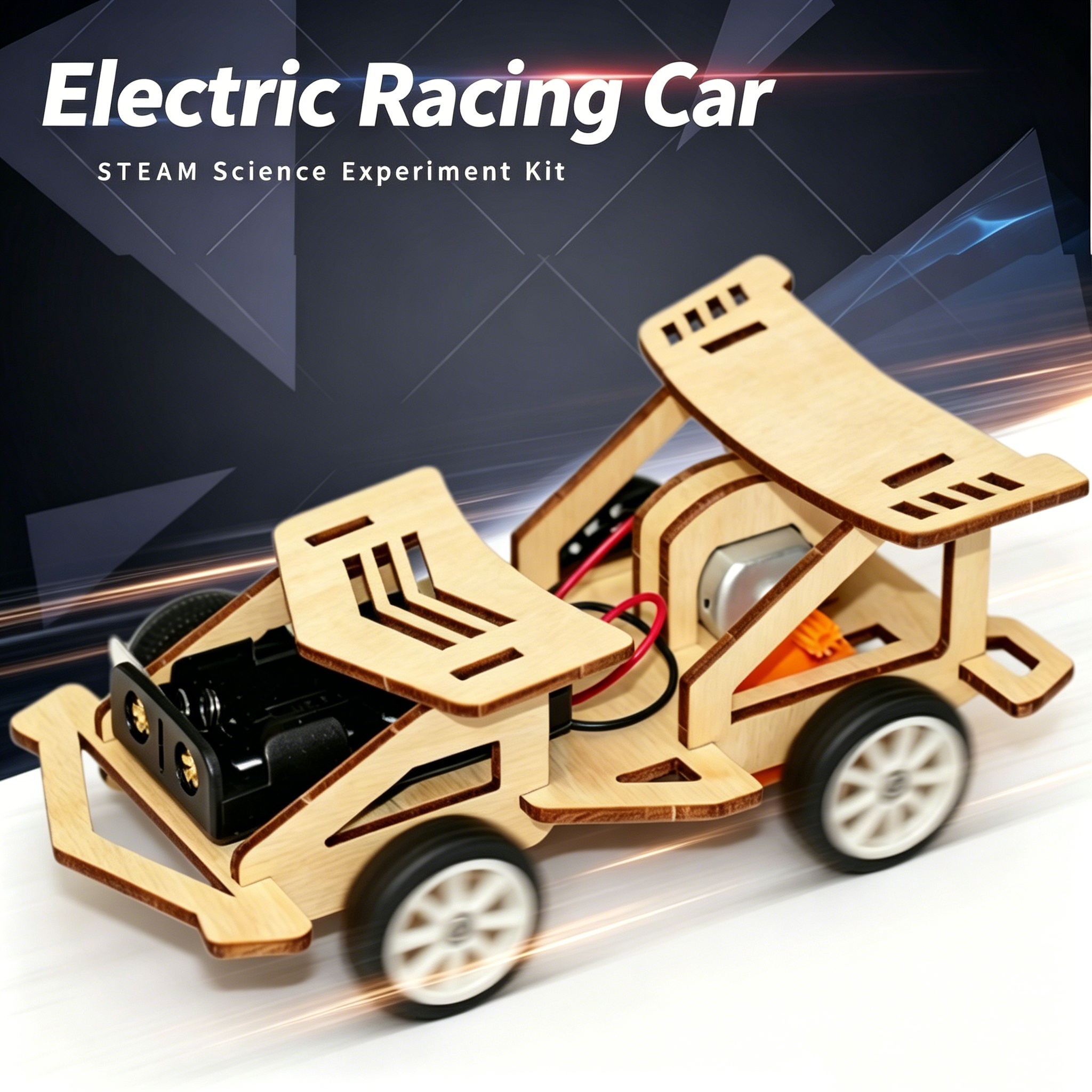 STEAM DIY Assembly Racing Car  - مراجعة Science Hobby Kit وسعره