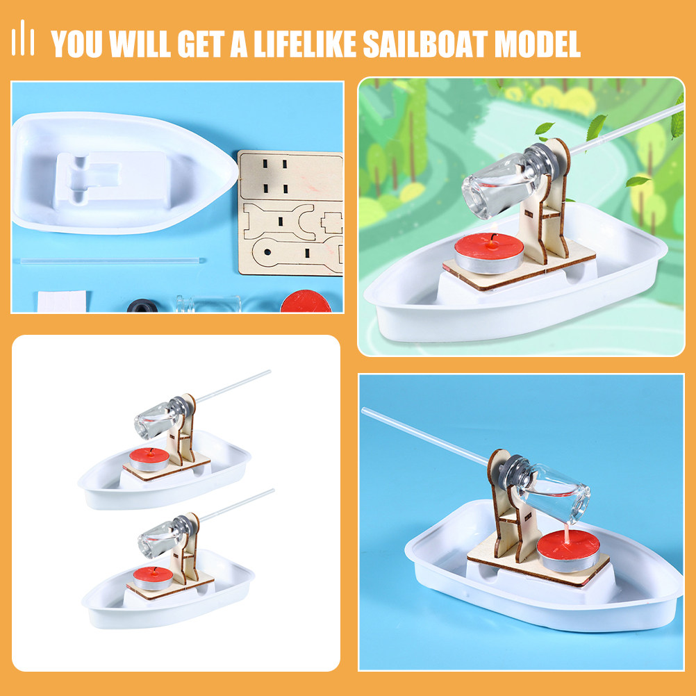2Sets DIY Craft Sailing Ship S - مراجعة Science Experiment وسعره