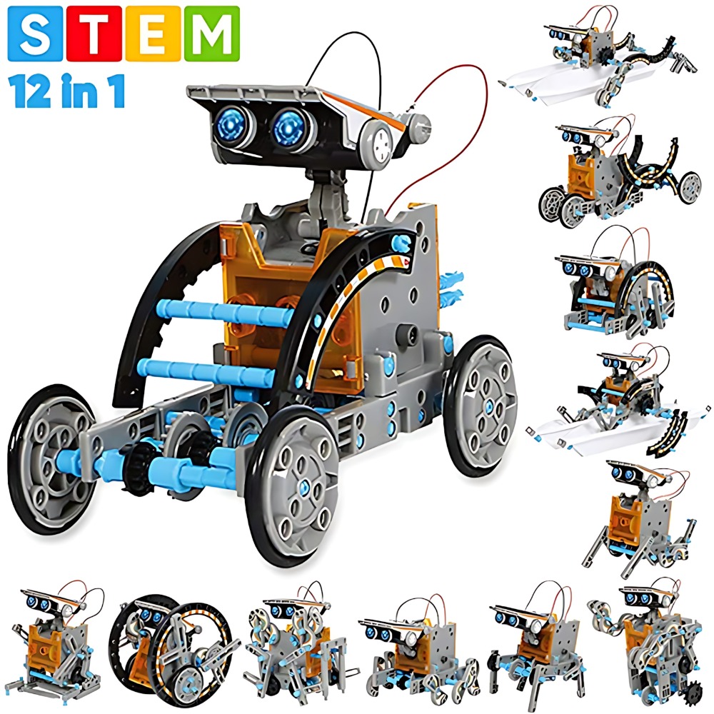 Solar Robot Building Blocks 12 - مراجعة Science Robotics وسعره
