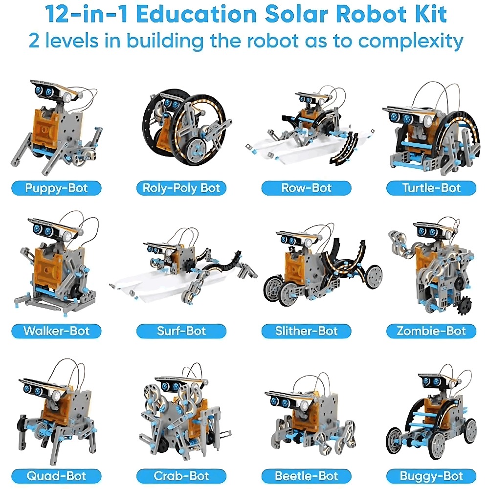 Solar Robot Building Blocks 12 - مراجعة Science Robotics وسعره