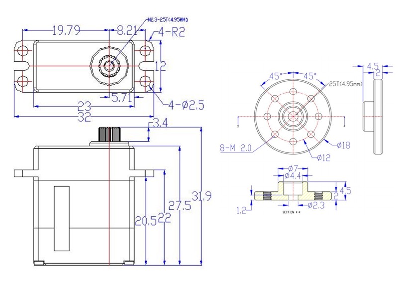 Feetech HLS3606M Constant Forc - مراجعة Robot Arm Motor وسعره