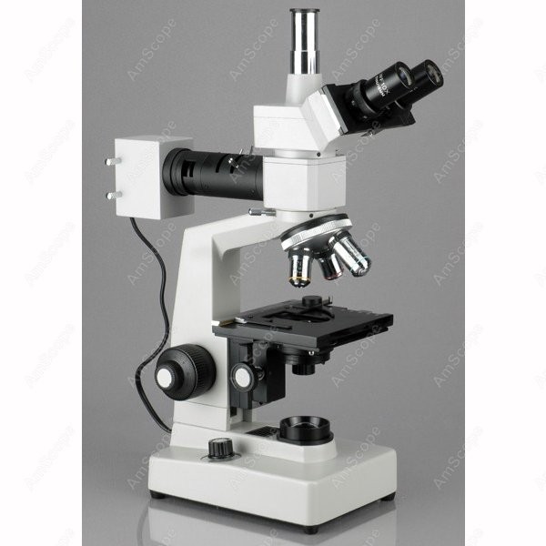 AmScope Metallurgical Trinocul - مراجعة Microscope Compound 40X وسعره