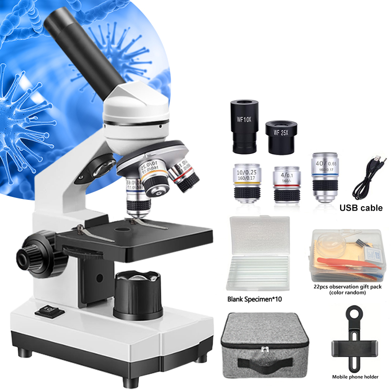 Portable Biological Optical Co - مراجعة Microscope Compound 40X وسعره
