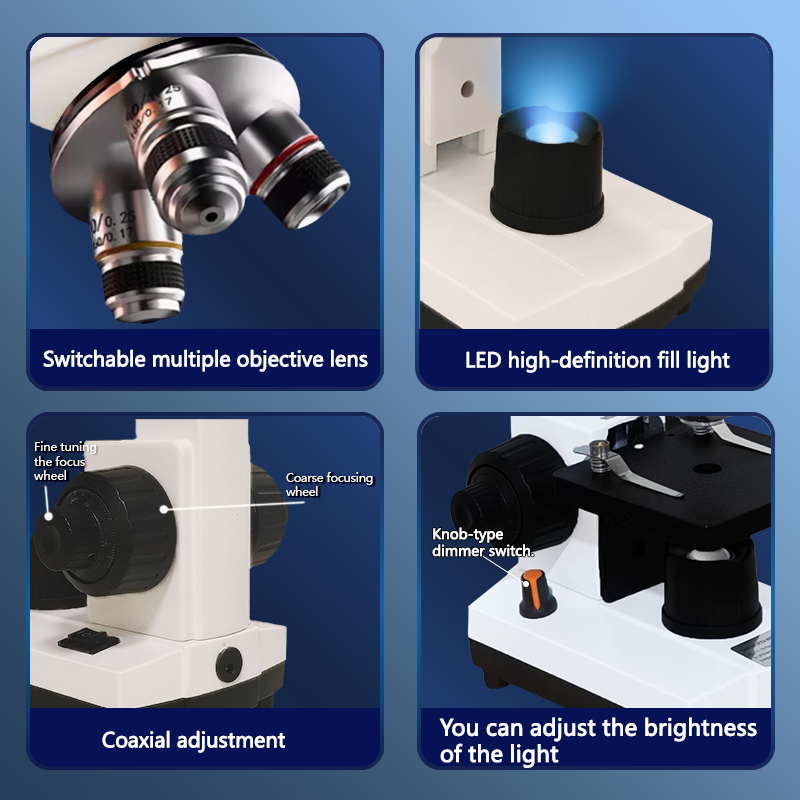 Portable Biological Optical Co - مراجعة Microscope Compound 40X وسعره