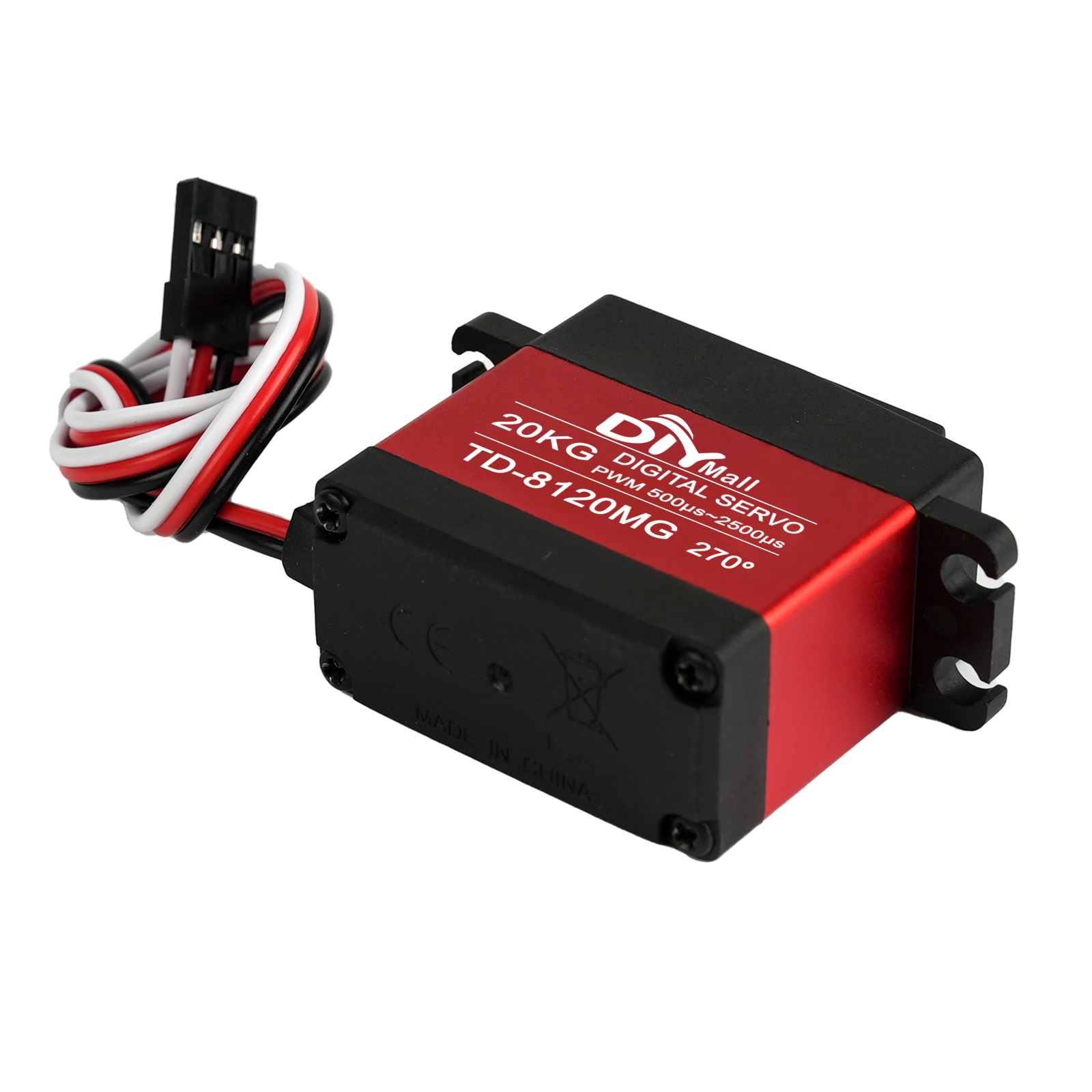 20KG TD-8120MG Large Torque St - مراجعة Robot Arm Motor وسعره