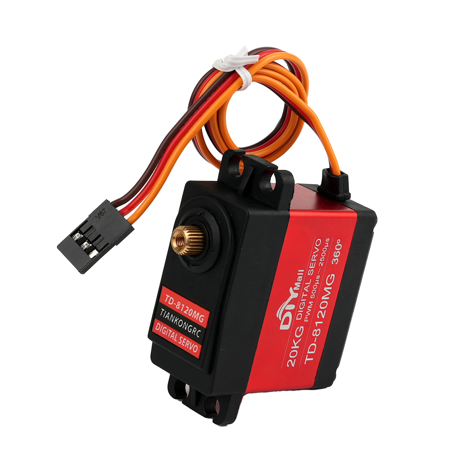 20KG TD-8120MG Large Torque St - مراجعة Robot Arm Motor وسعره