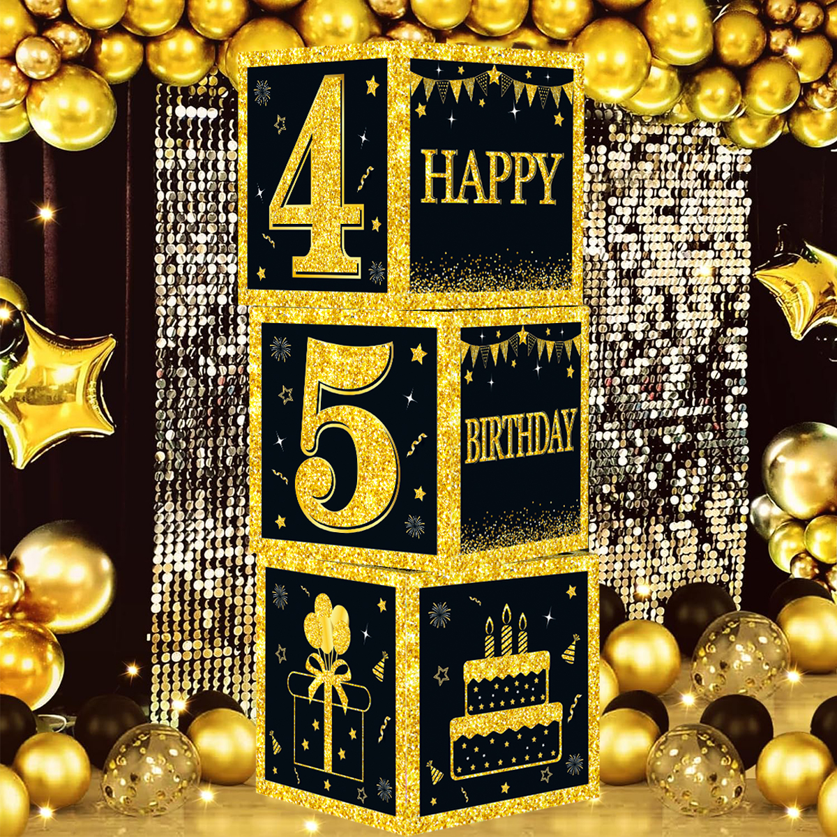 Black Gold Birthday Number Pap - مراجعة Science Of Happiness وسعره