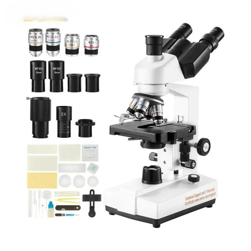 VEVOR Compound Trinocular Micr - مراجعة Microscope Compound 40X وسعره