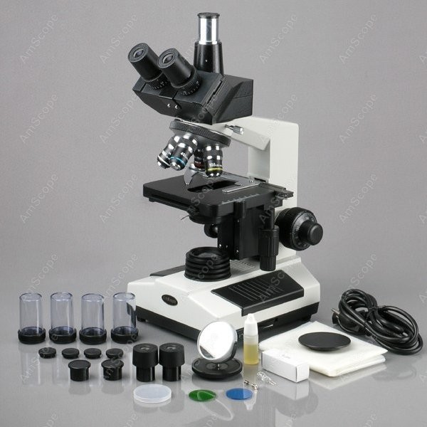 AmScope T390 Series Biological - مراجعة Microscope Compound 40X وسعره