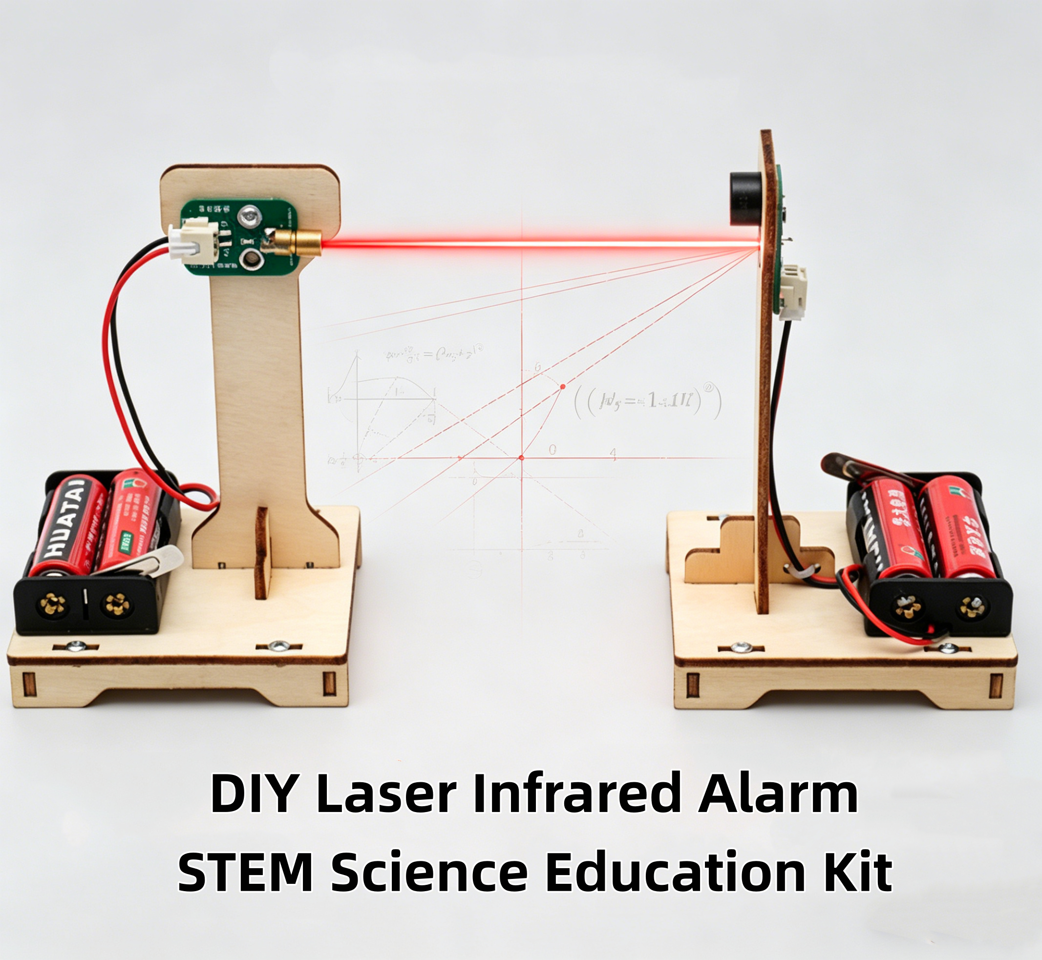 DIY Infrared Alarm STEM Kit Ph - مراجعة Newton Cradle Large وسعره