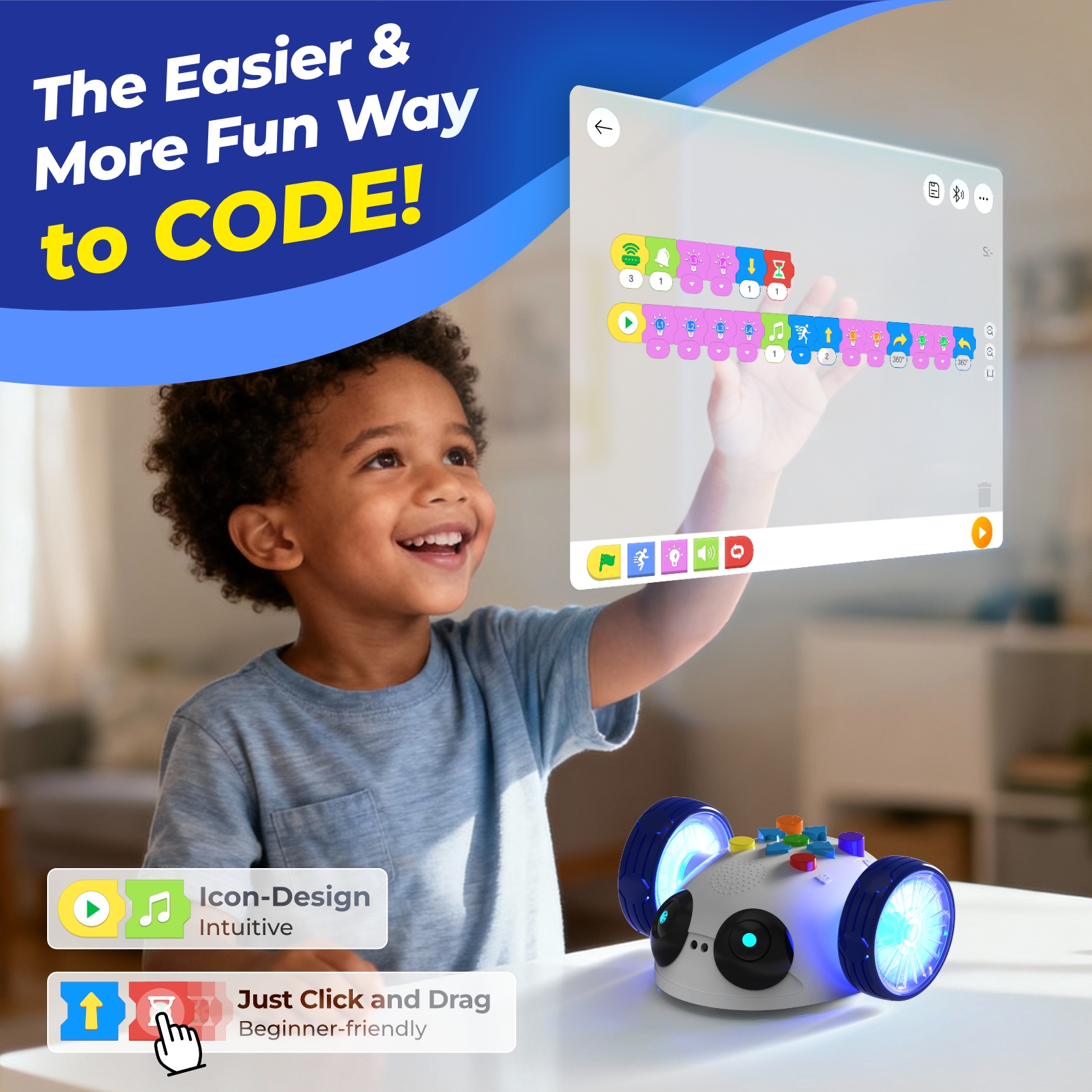 Apitor Mini Robot Wheels Codin - مراجعة Science Robotics وسعره