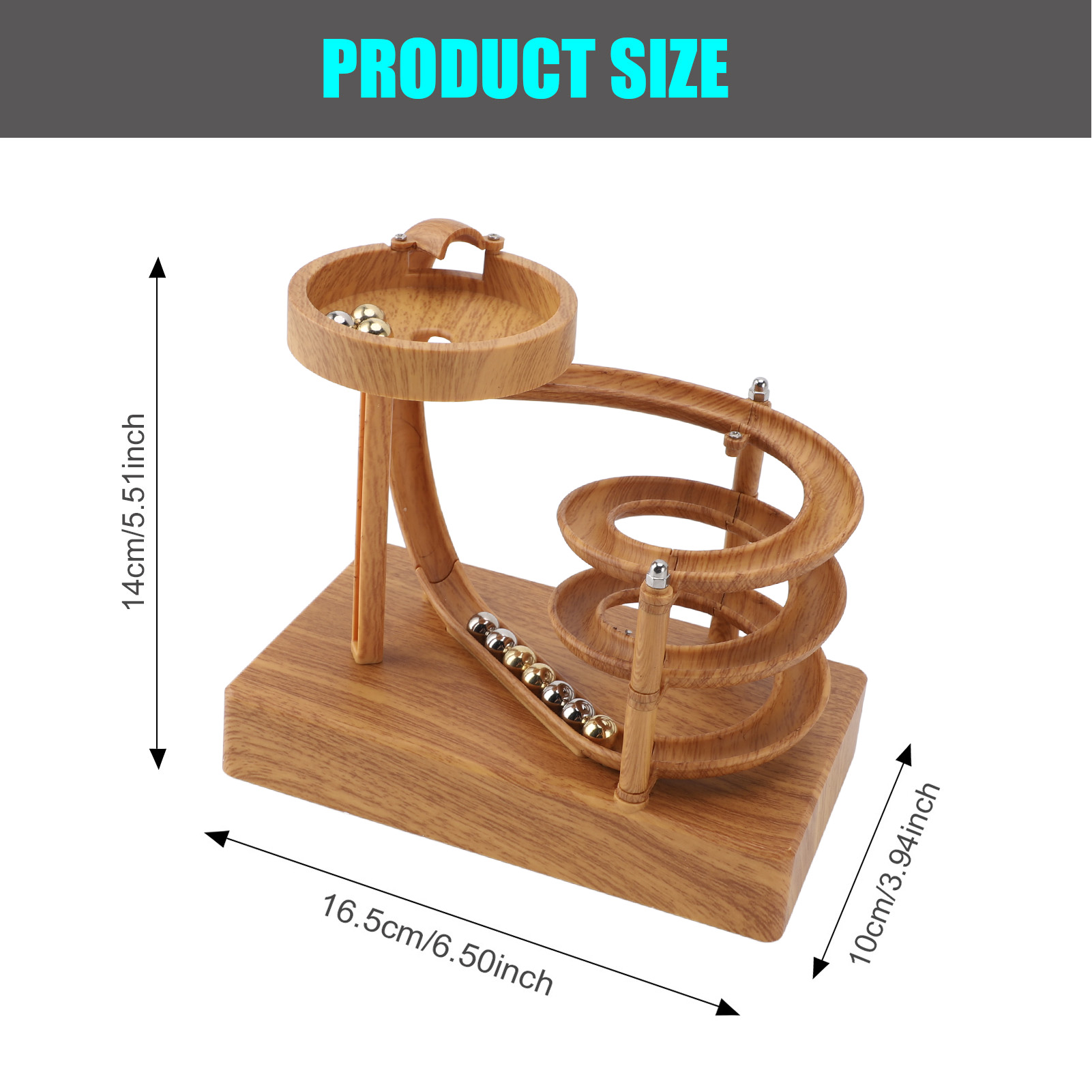 Rolling  Perpetual Motion Mach - مراجعة Newton Cradle Large وسعره
