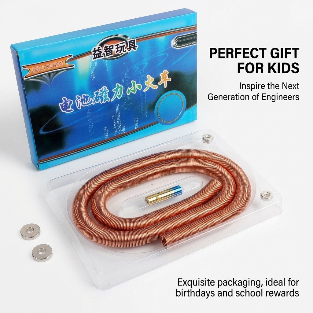 Magnetic Train Physics Experim - مراجعة Science Hobby Kit وسعره