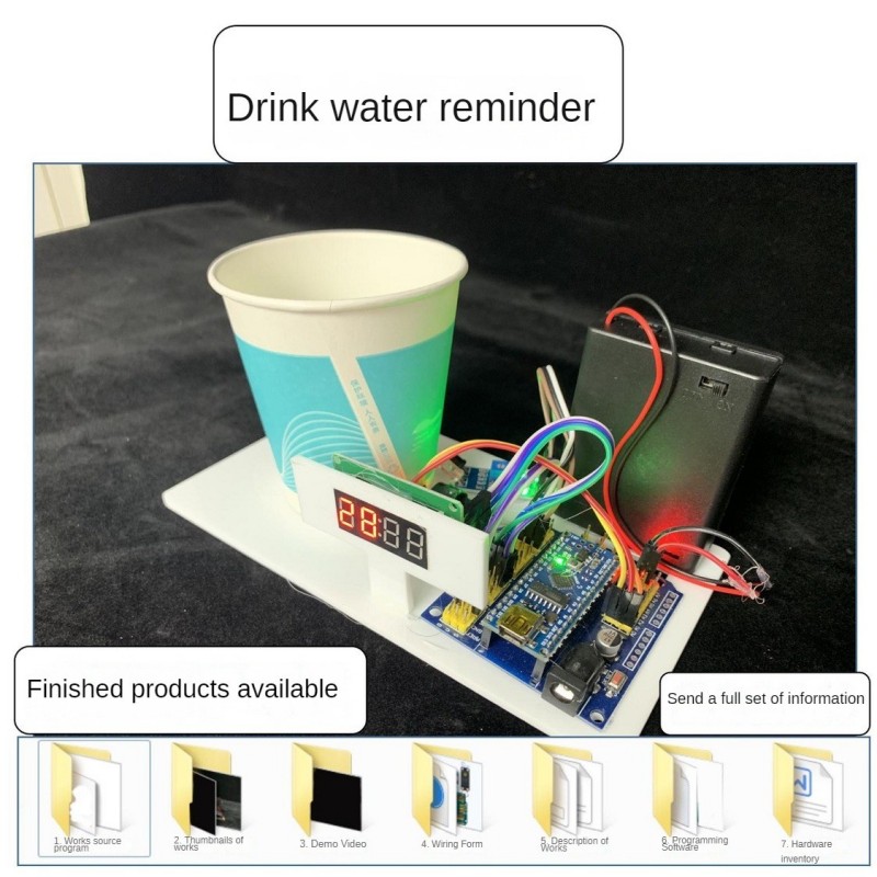 Drink Water Reminder Robot Han - مراجعة Science Robotics وسعره