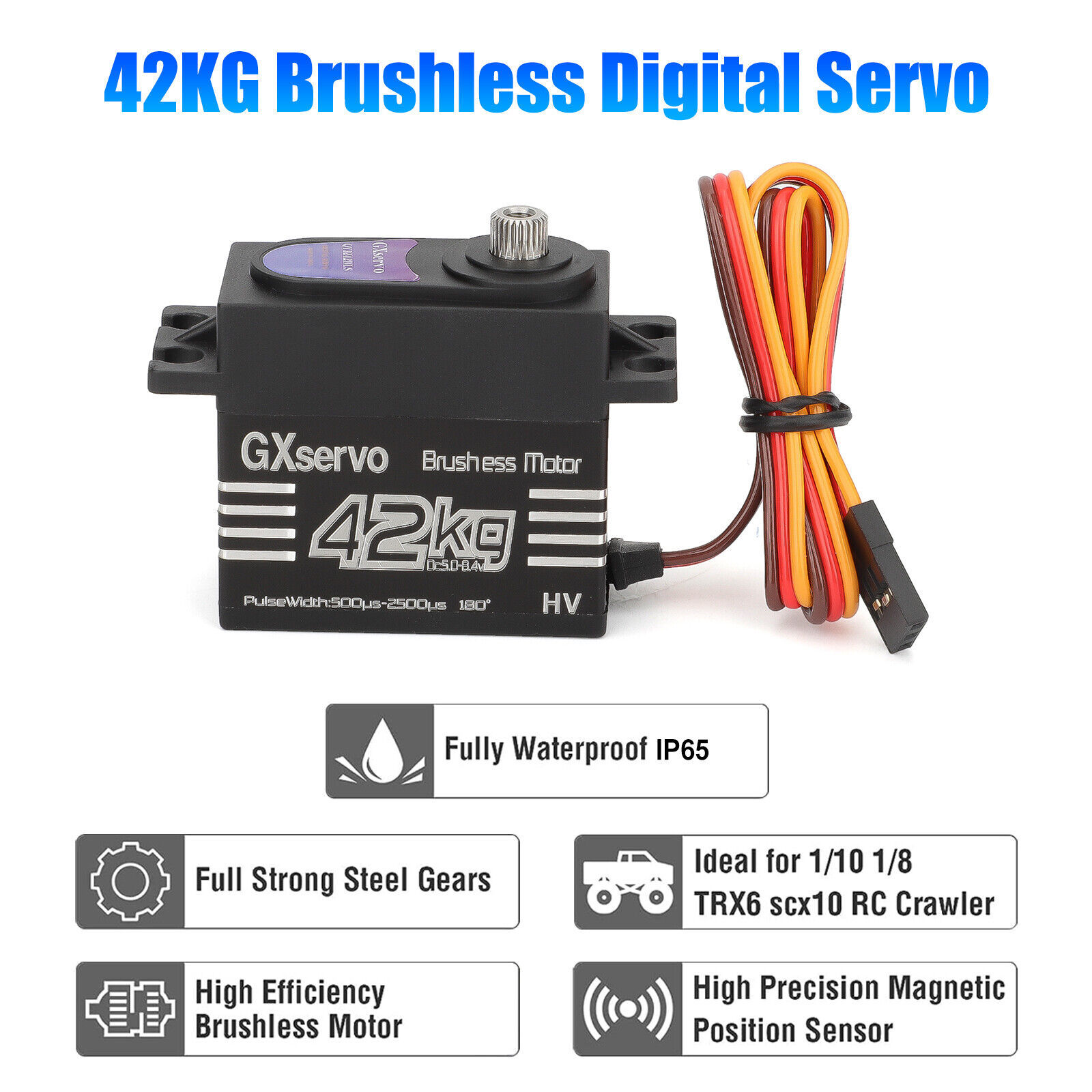 Brushless Motor 180° Metal Gea - مراجعة Robot Arm Motor وسعره