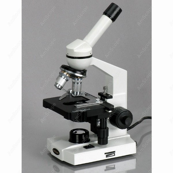 AmScope M220 Series Monocular  - مراجعة Microscope Compound 40X وسعره
