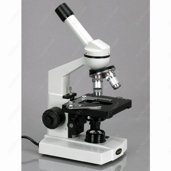 AmScope M220 Series Monocular  - مراجعة Microscope Compound 40X وسعره