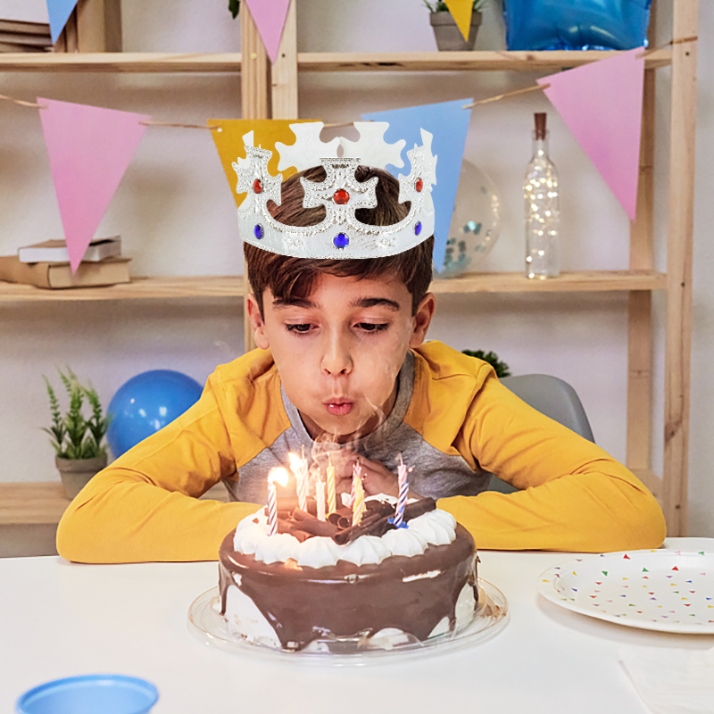 Kids Birthday Hat Gold Silver  - مراجعة Science Of Happiness وسعره
