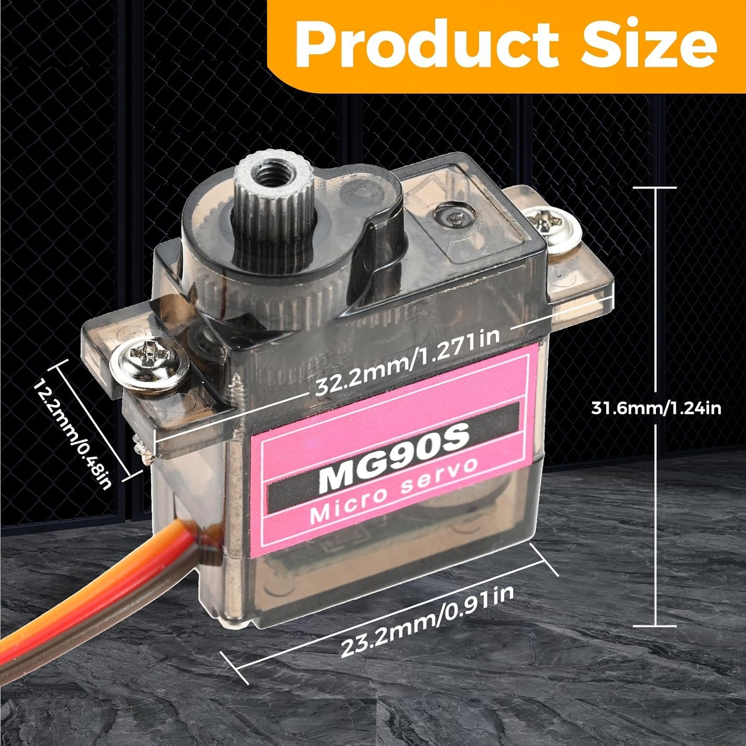 4pcs Micro Servo Metal Gear 90 - مراجعة Robot Arm Motor وسعره