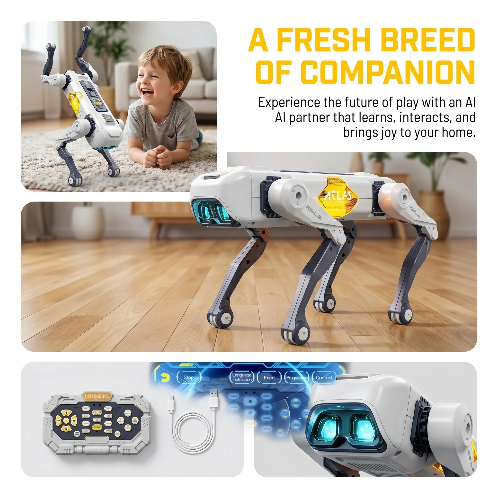AI Smart Robot Dog, Voice & AP - مراجعة Science Robotics وسعره