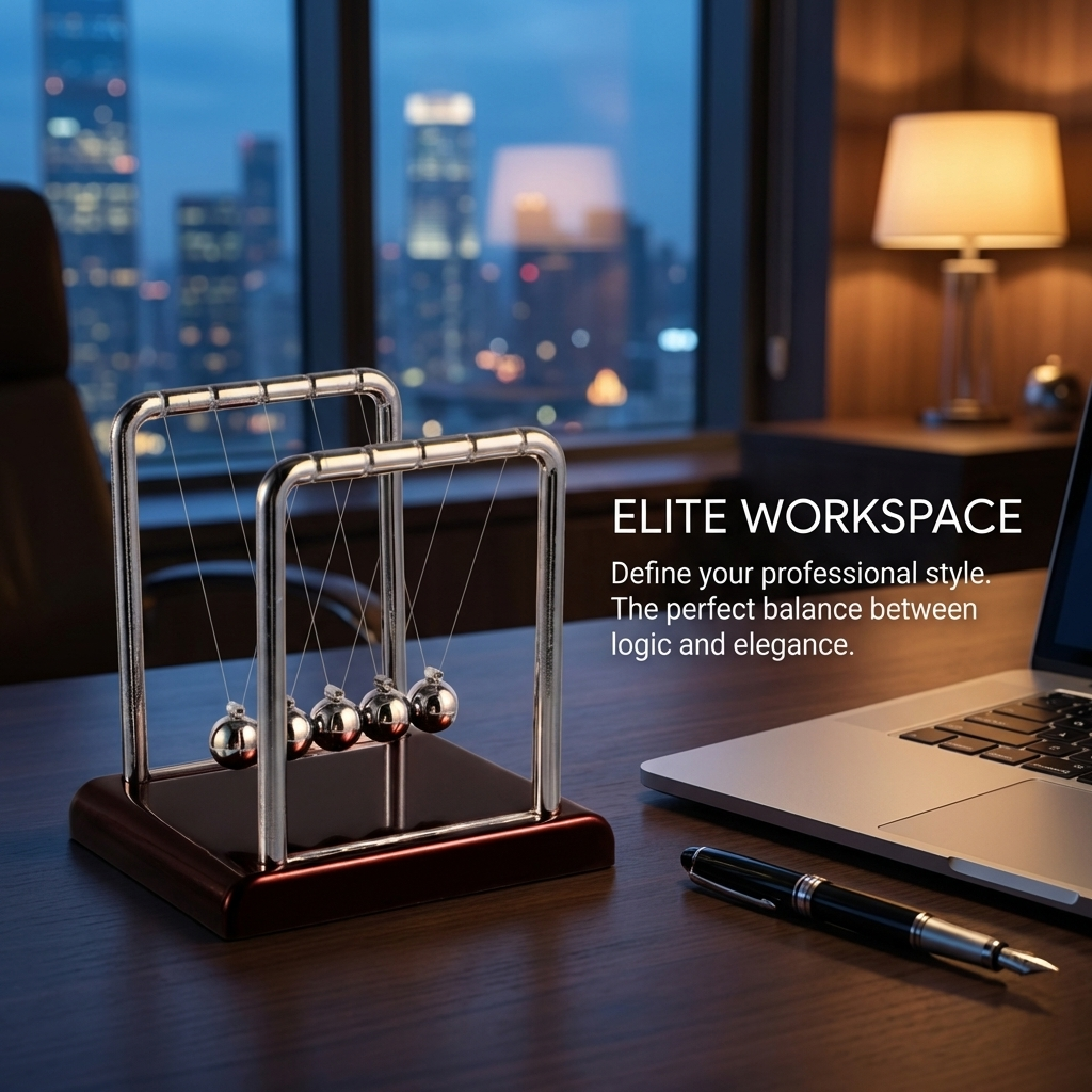 Newton Cradle Balance Pendulum - مراجعة Newton Cradle Large وسعره