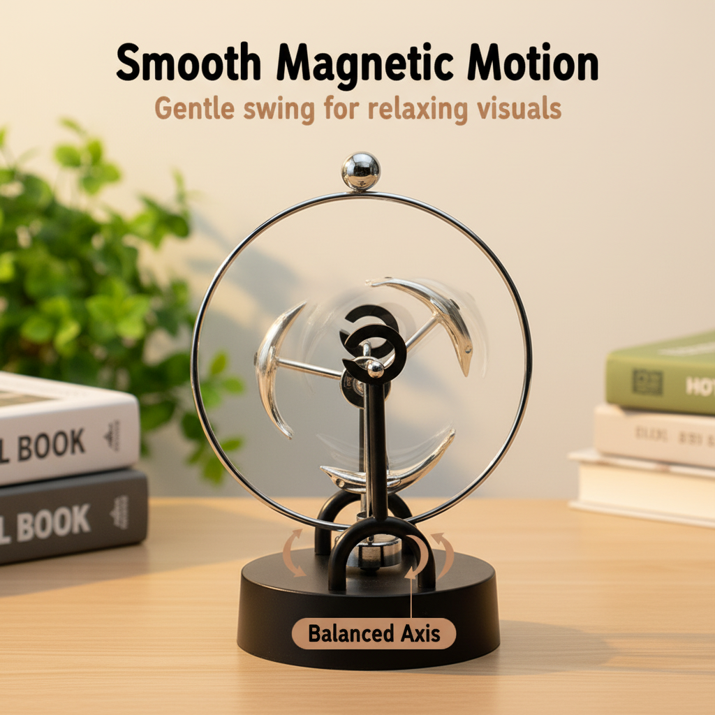 Creative Metal Magnetic Swinge - مراجعة Newton Cradle Large وسعره