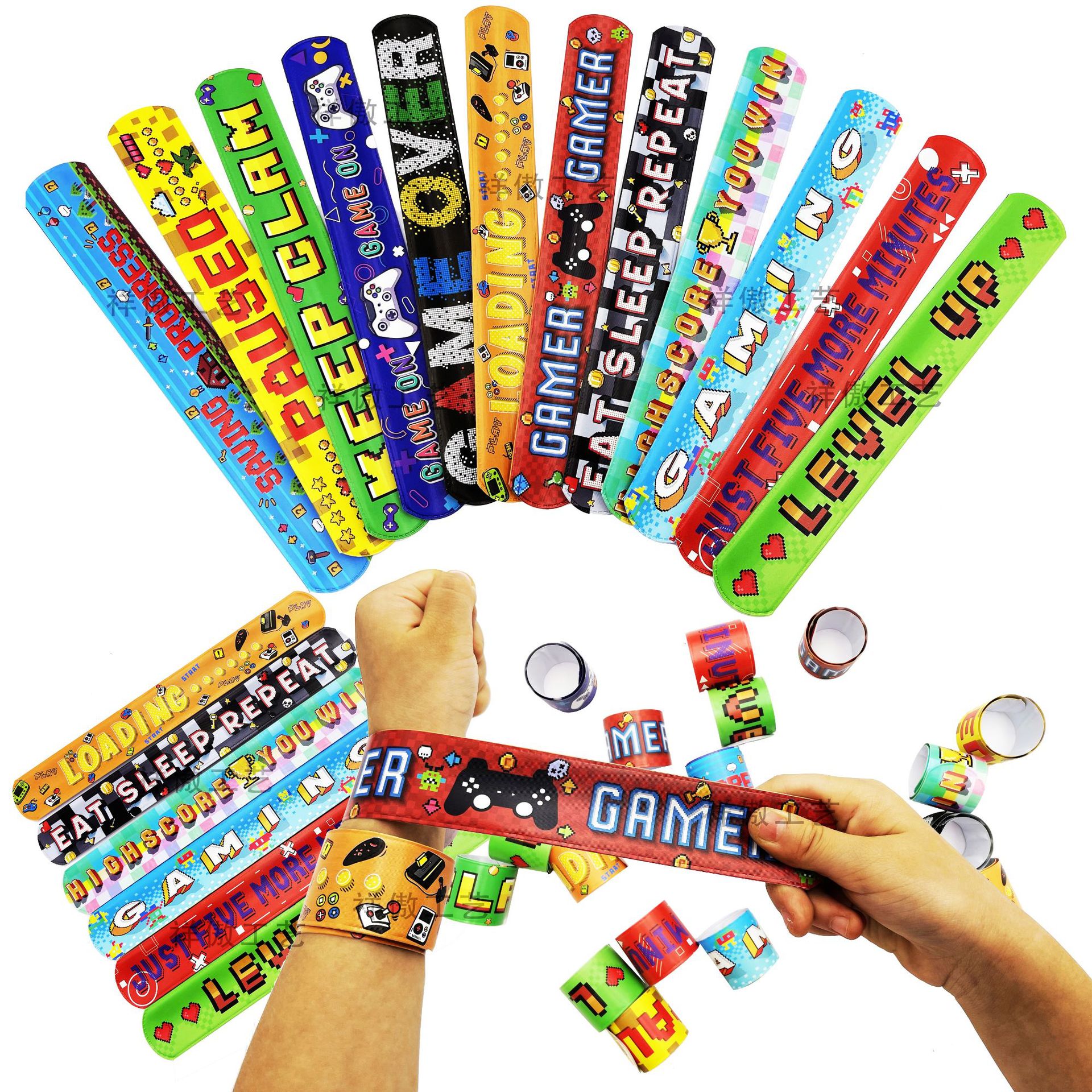 12pcs Gaming Slap Bracelets Gi - مراجعة Science Of Happiness وسعره