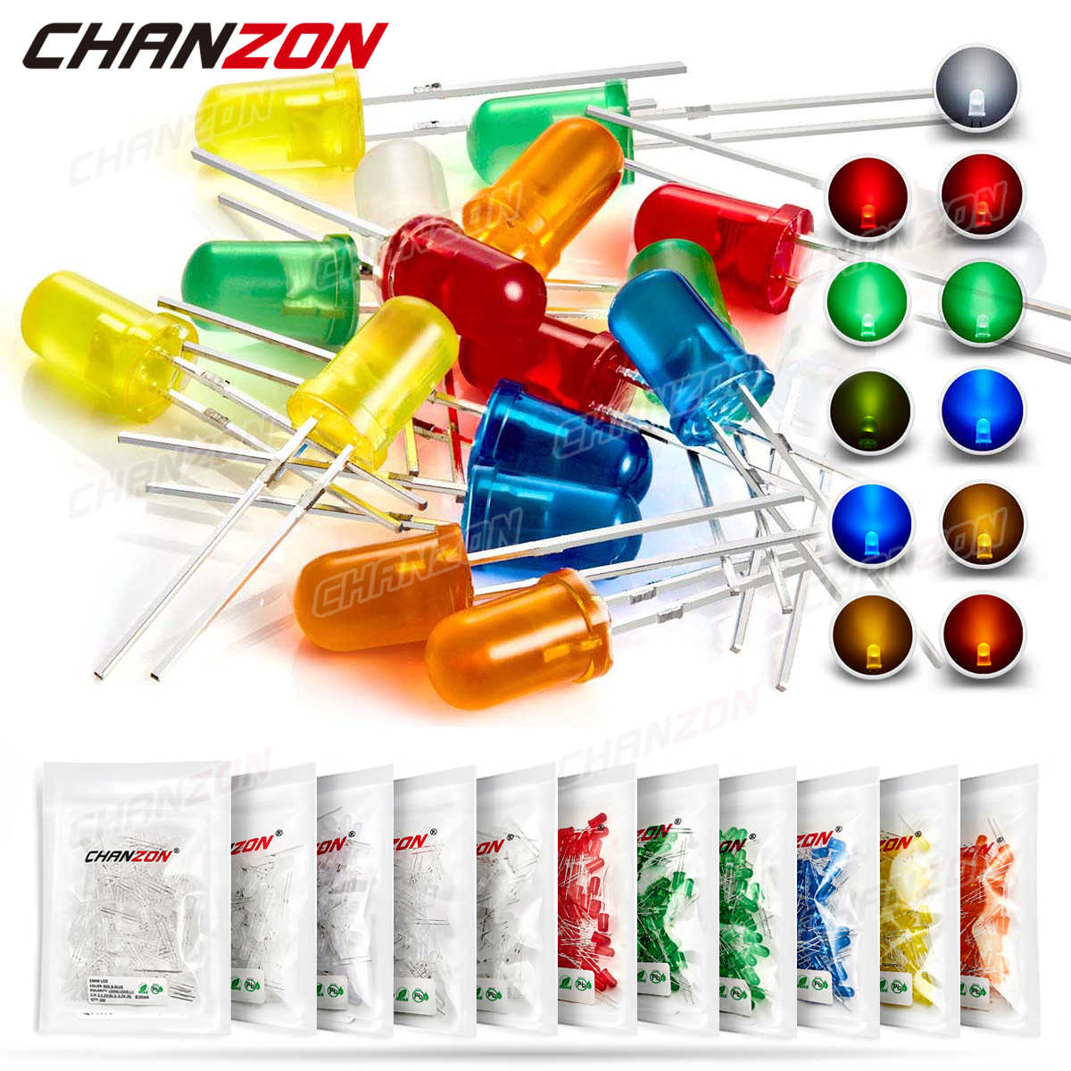 5mm Diffused LED Diode Kit Lam - مراجعة Science Hobby Kit وسعره