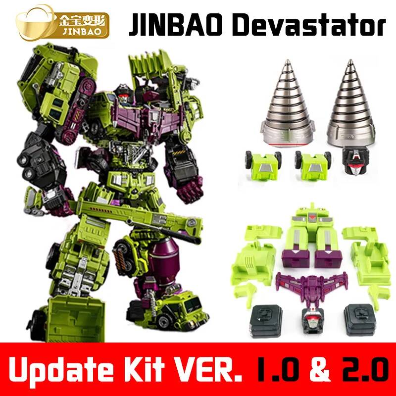Jinbao Devastator Update Kit P - مراجعة Science Robotics وسعره
