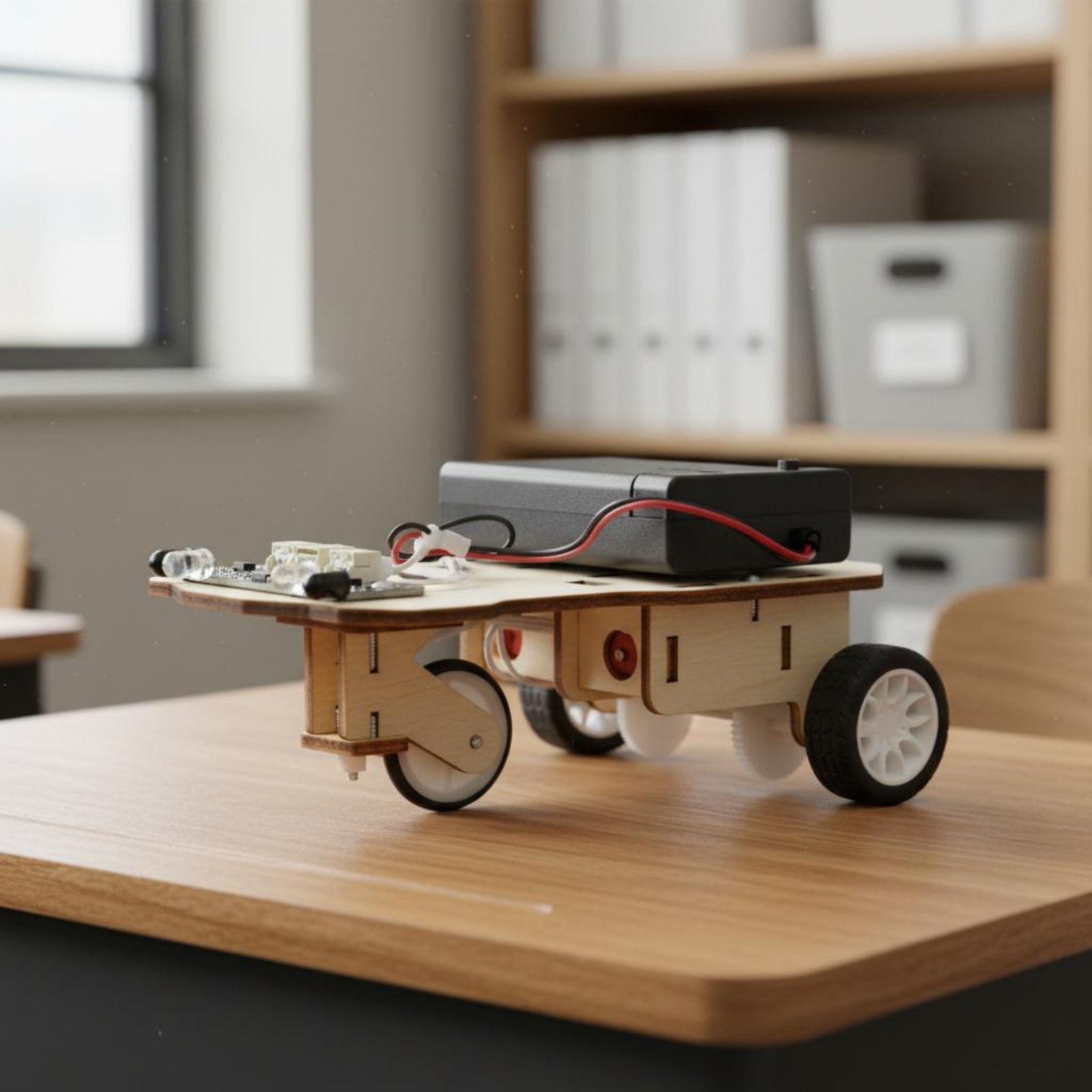 Wooden Intelligent Vehicle Kit - مراجعة Science Robotics وسعره