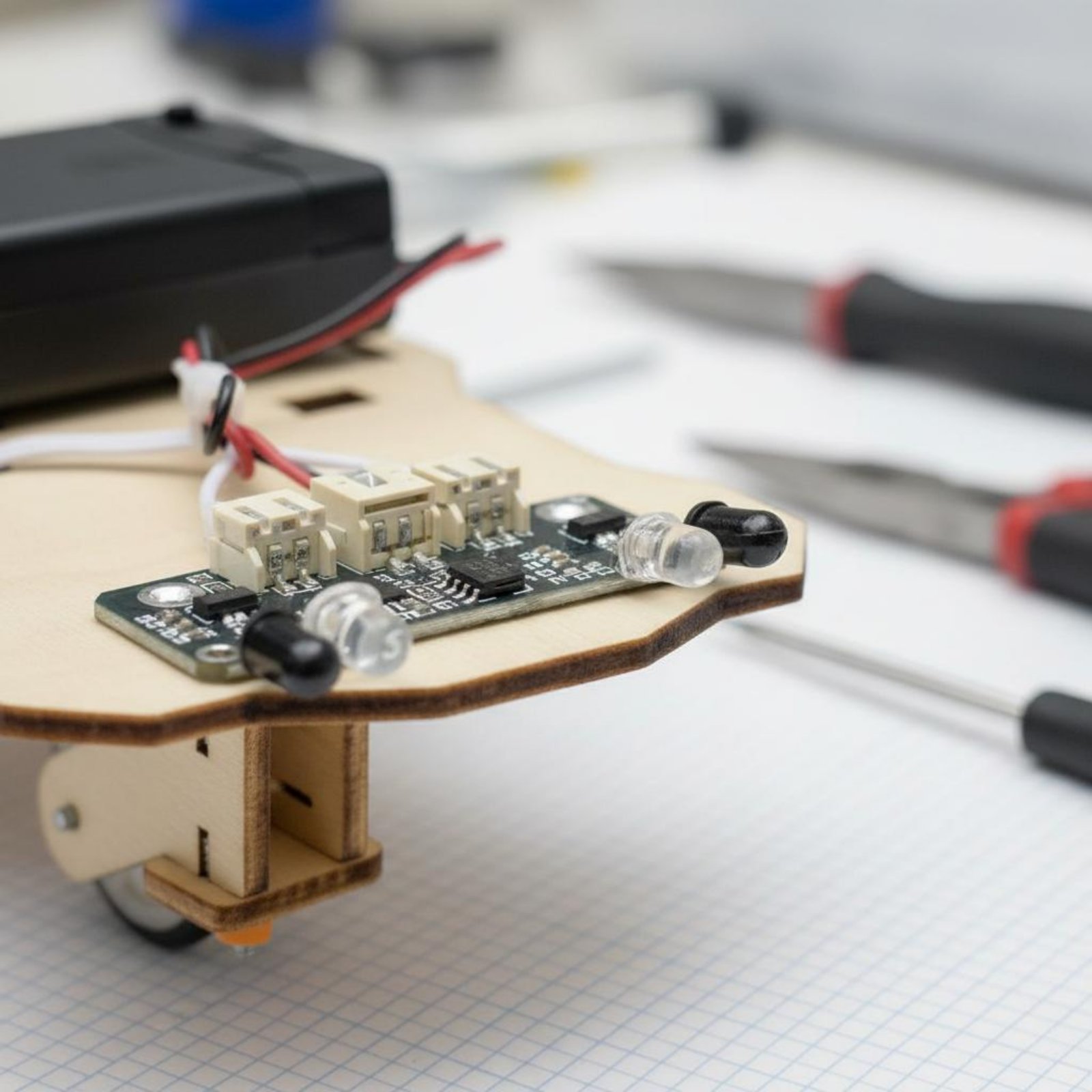 Wooden Intelligent Vehicle Kit - مراجعة Science Robotics وسعره